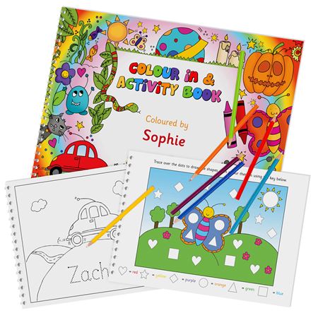 Picture of Personalised Colouring-In Activity Book
