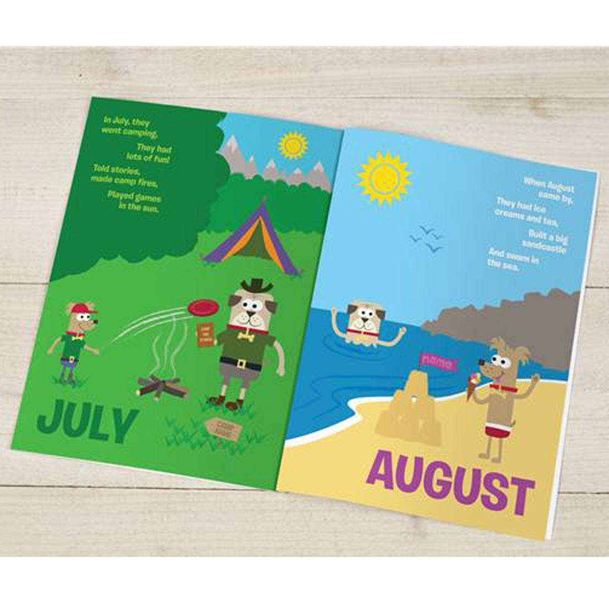 Personalised Months of the Year Book | Personalised Books