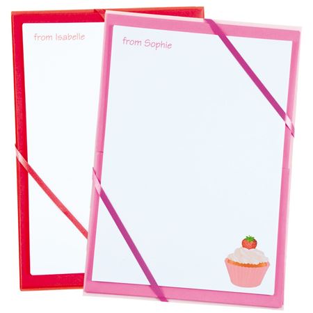Picture of Named Notepaper - Cupcake