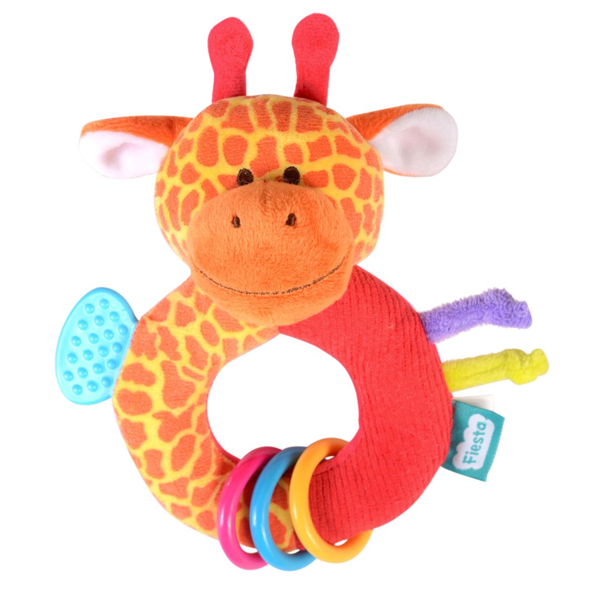 Ringalings Teething Ring Giraffe Fiesta Crafts