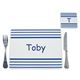 Picture of Placemat - Blue Stripe