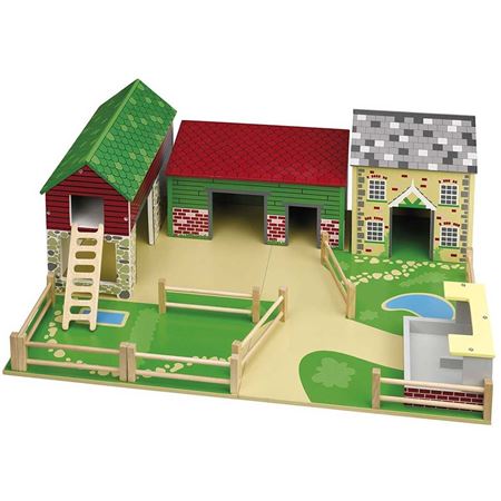 childrens wooden farm