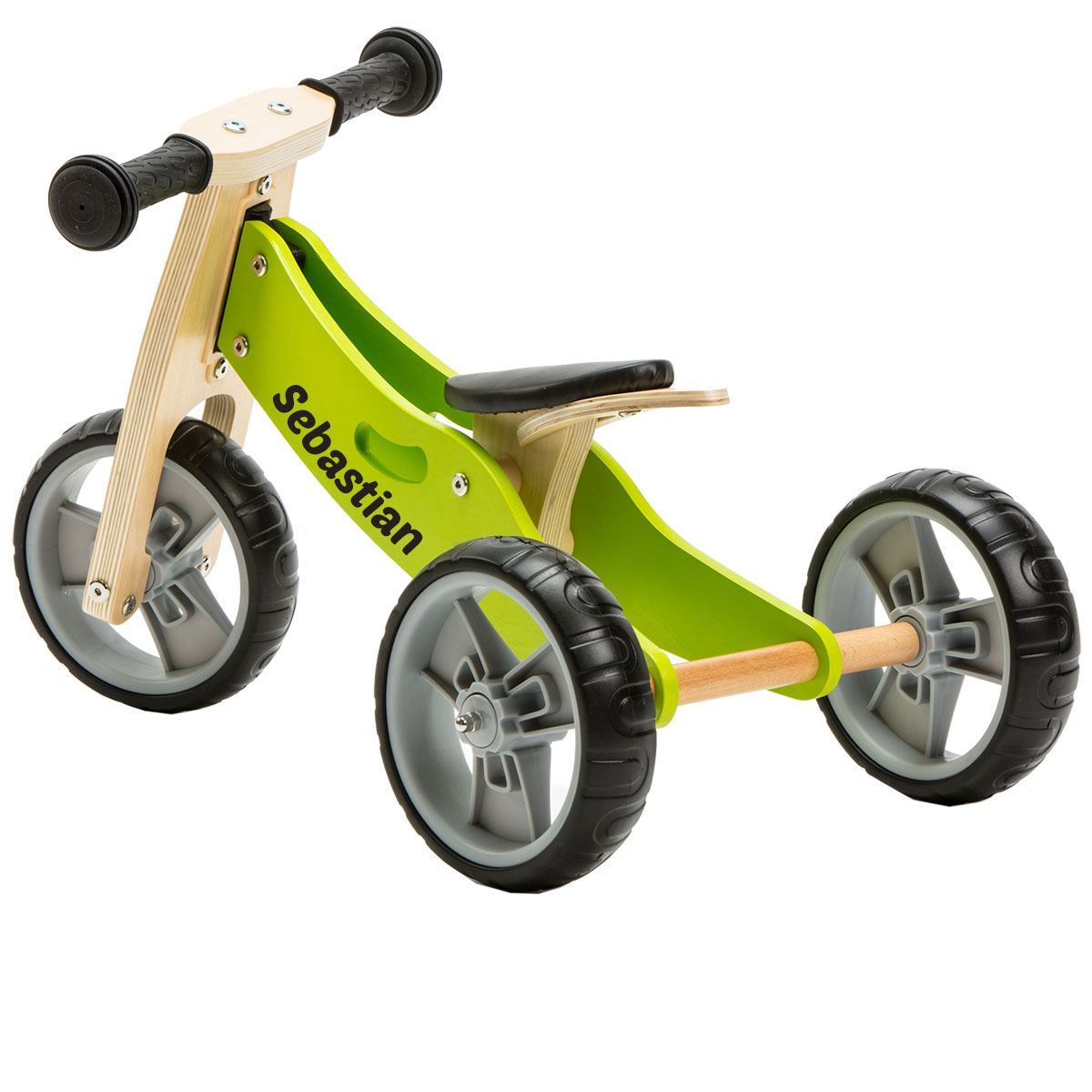 balance bike with stabilisers