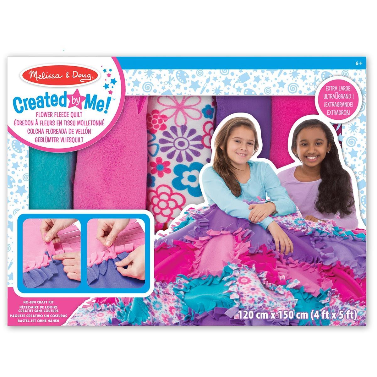 Created by Me! Flower Fleece Quilt Melissa & Doug