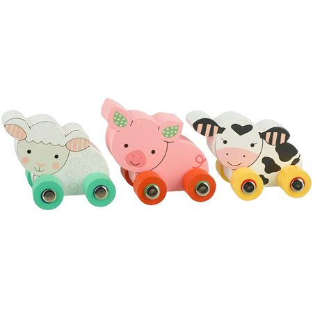 orange tree toys animal puzzle train