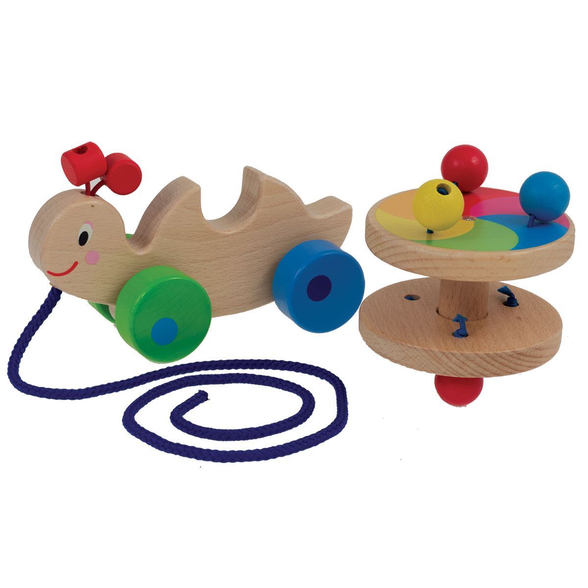 PullAlong Snail Goki Wooden Pull Along Toys