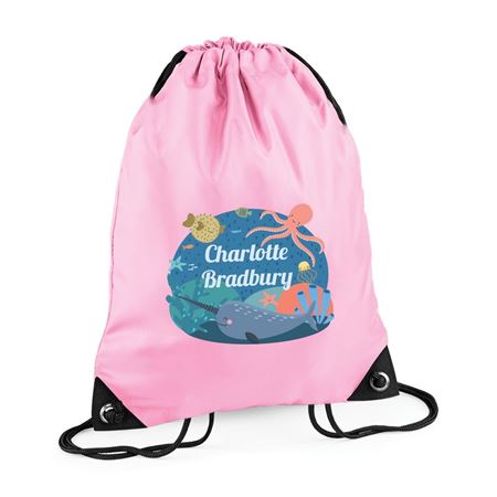 Picture of Ocean Life Personalised Swim Bag