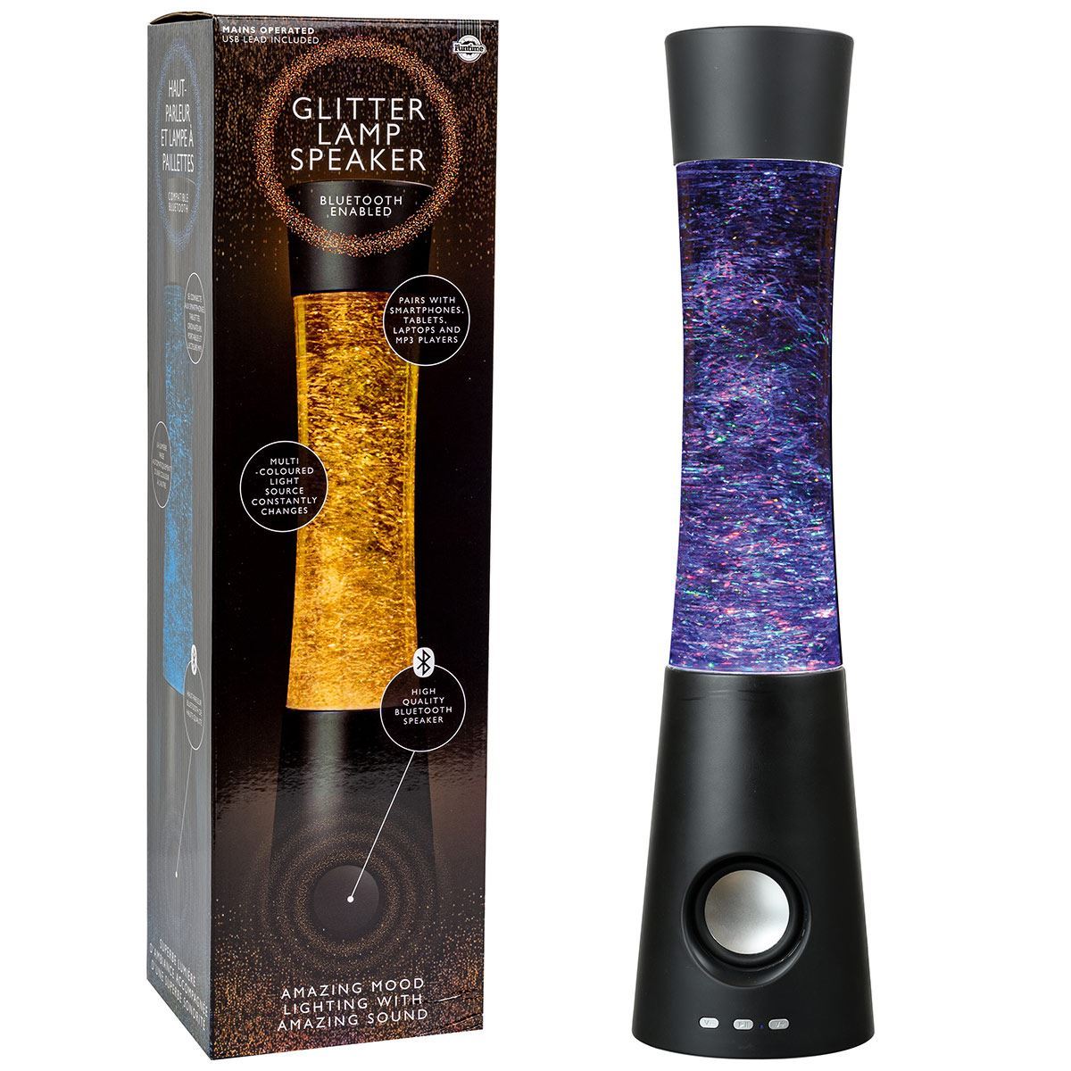 Glitter Lamp Bluetooth Speaker Room Accessories Mulberry Bush