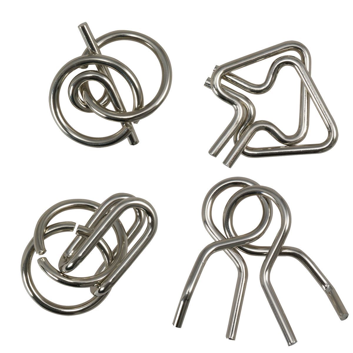 8 Classic Metal Puzzles Cheatwell Gifts Puzzles