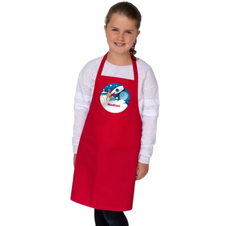 Picture of Space Adventure Personalised Apron - Age 7-10