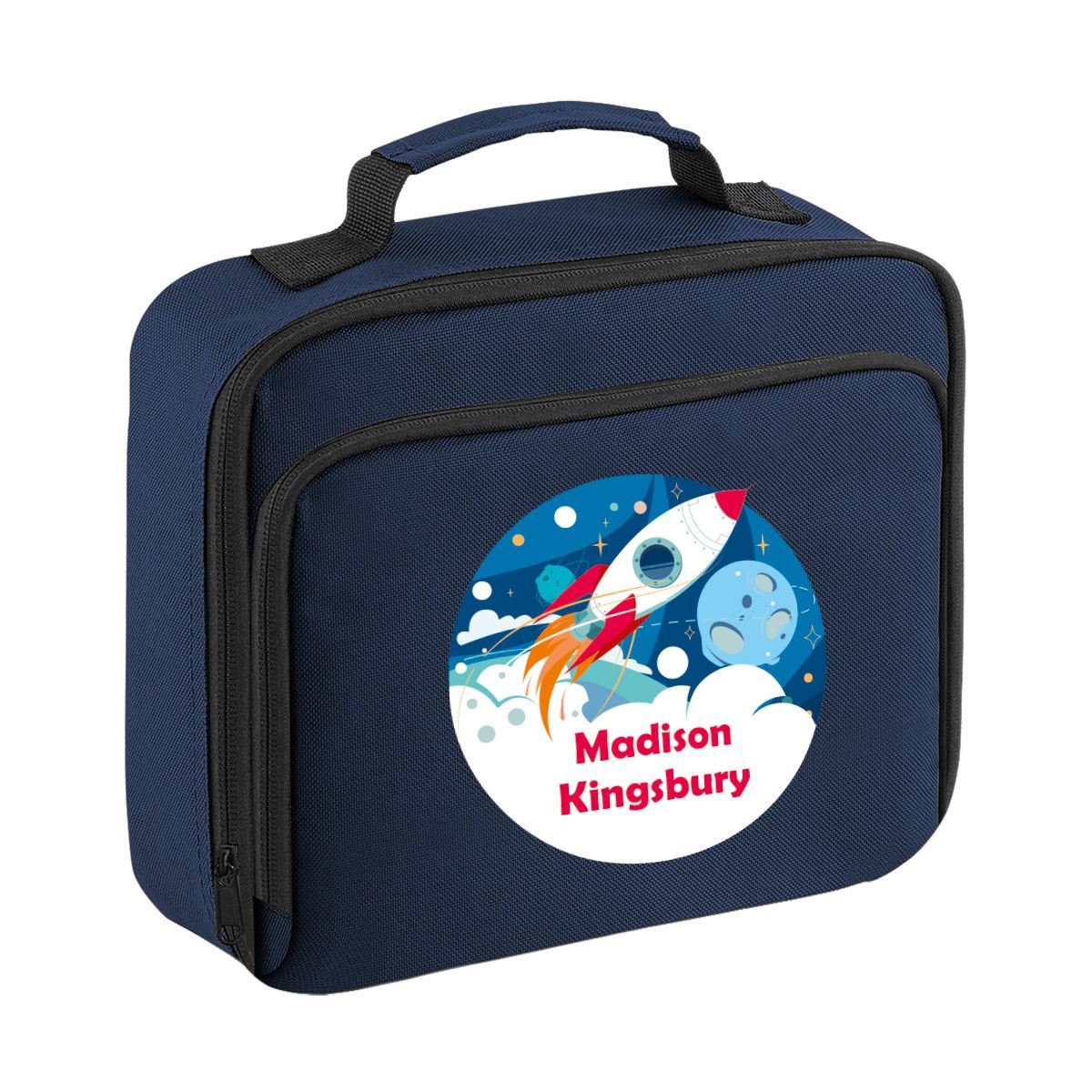 Space Adventure Personalized Insulated Lunch Tote/Lunchbox 