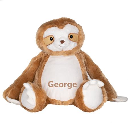 Picture of Personalised Sloth Soft Toy
