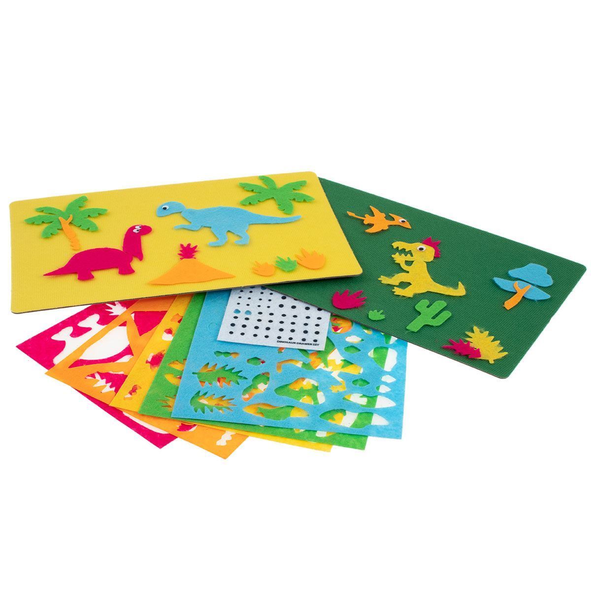 Fuzzy Felt Dinosaurs | John Adams | Dinosaur Toys